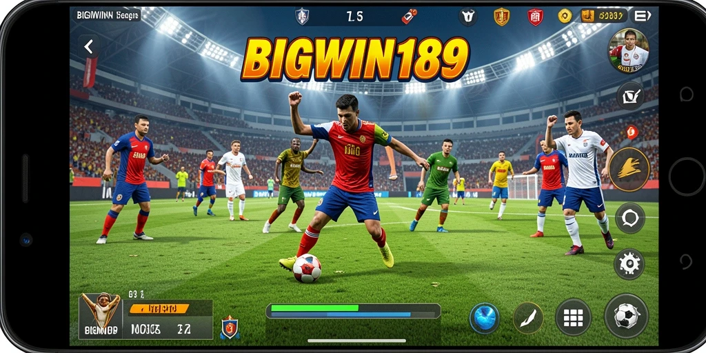 Tampilan gameplay seru dari BIGWIN189 menunjukkan aksi olahraga yang mendebarkan.