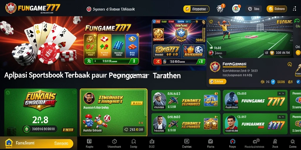 Tampilan screenshot utama FUNGAME777 menampilkan pengalaman taruhan yang dinamis.