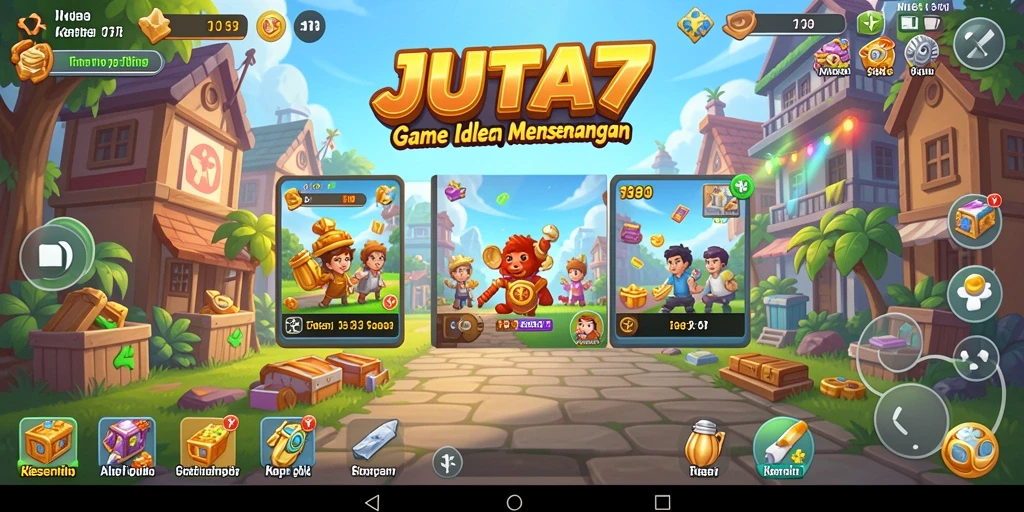 Tampilan gameplay JUTA7 yang menarik dan mudah dipahami.